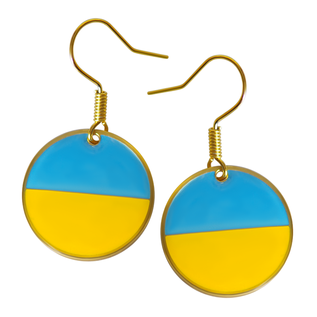 Сережки "Флаг Украины"