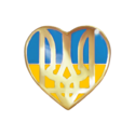 Значек Серце Украины